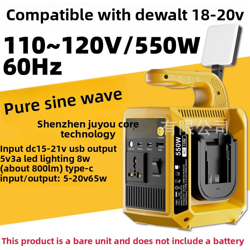 550W battery powered sine wave inverter - view 4