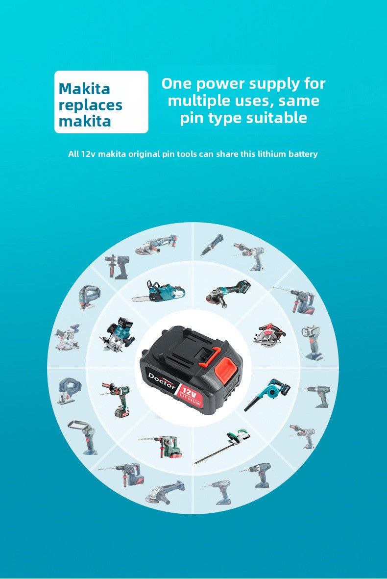 Makita 12V Battery Bottom Connector Drop in Replacement Design