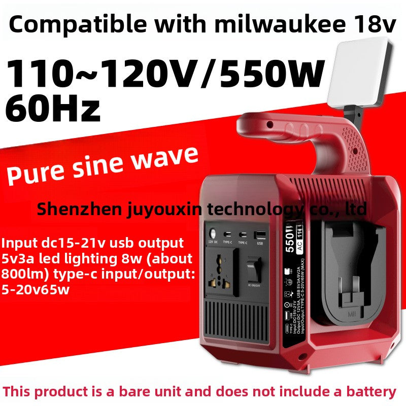 550W battery powered sine wave inverter - view 6