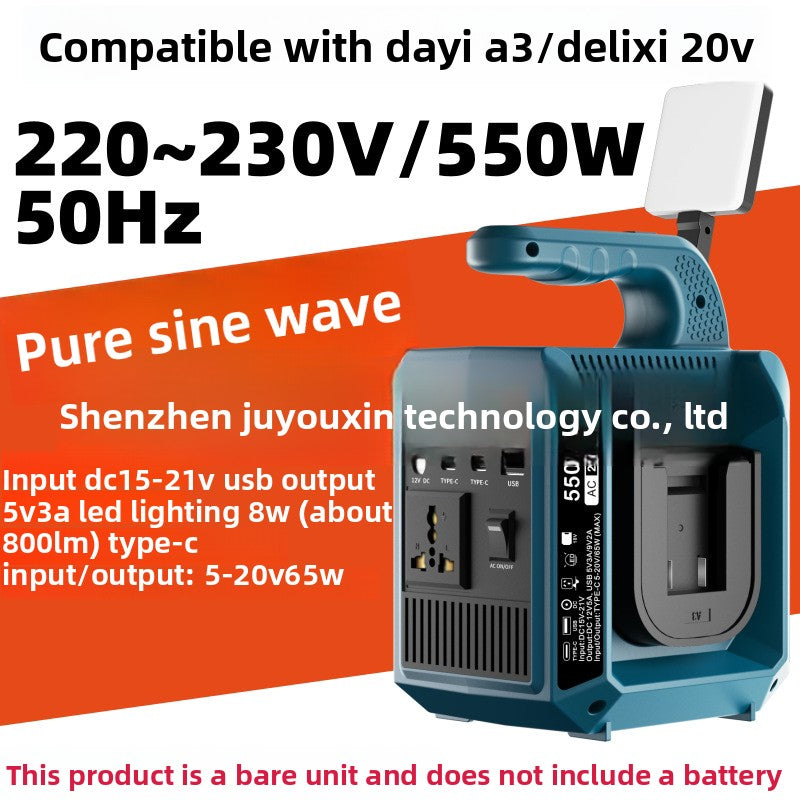 550W battery powered sine wave inverter - view 15