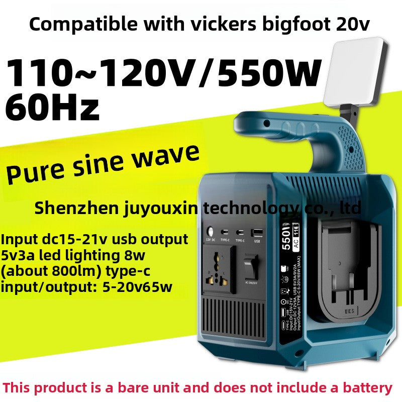 550W battery powered sine wave inverter - view 10