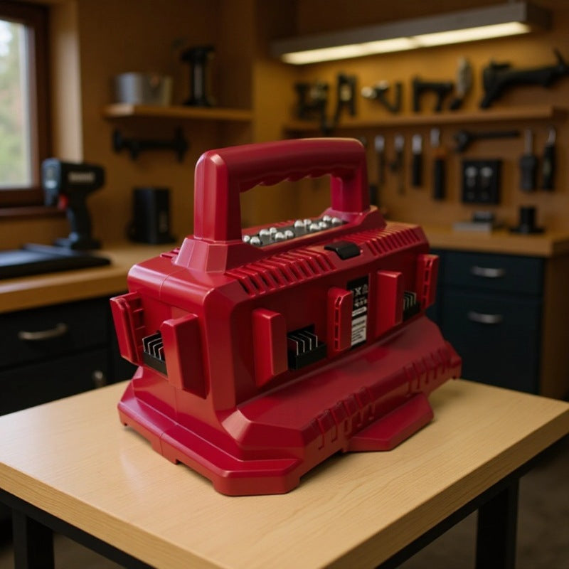 6-port 18V battery charger charging station - view 23
