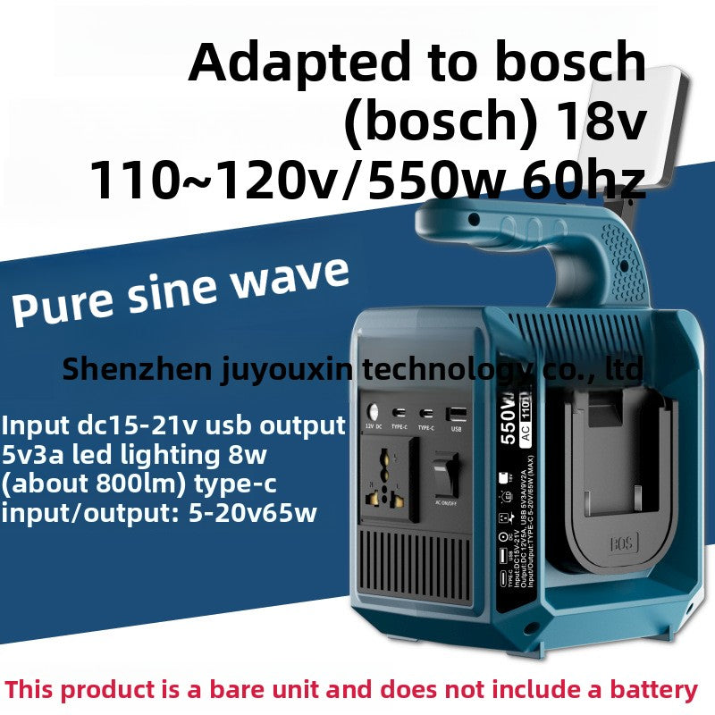 550W battery powered sine wave inverter - view 8