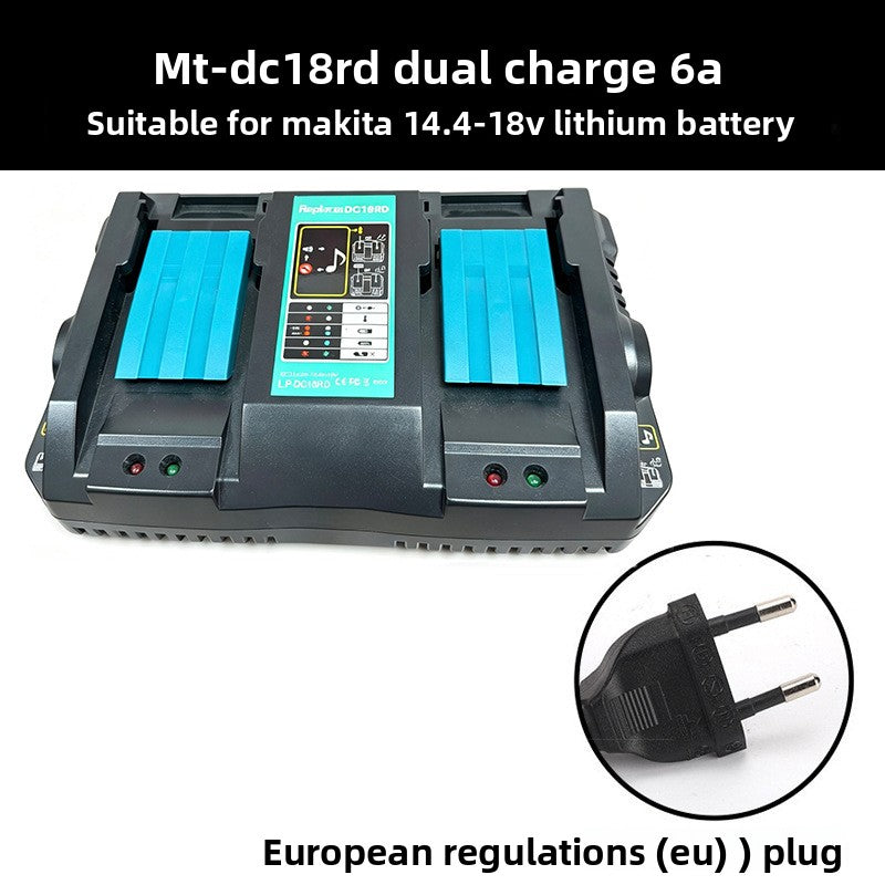 DC18RC 3A fast charger power cord strain relief