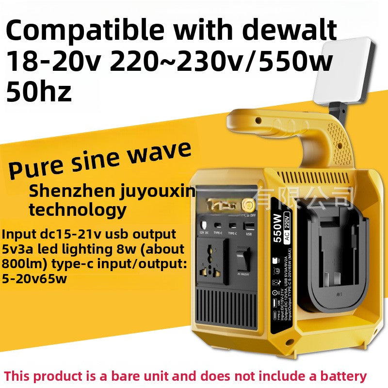 550W battery powered sine wave inverter - view 3