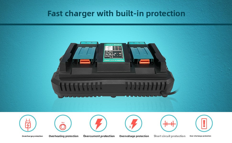 Makita DC18RD 14.4V-18V battery charger - view 14