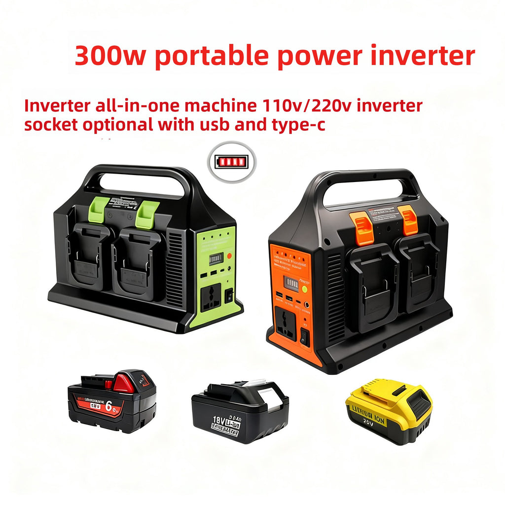 four channel sine wave battery inverter for 18-20V power tools