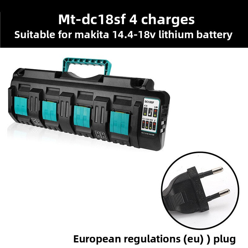 DC18SF 4-slot 6A multi battery charger for Makita
