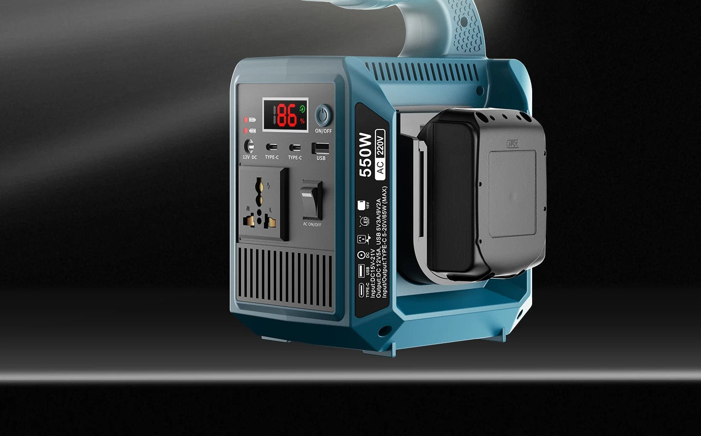 550W battery powered sine wave inverter - view 33