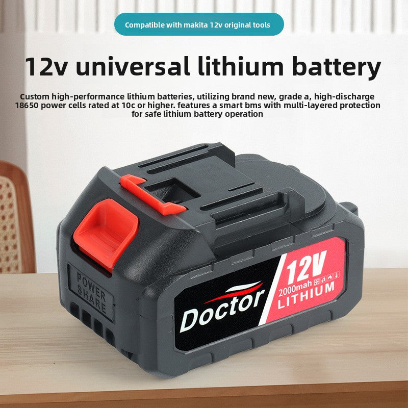 Makita 12V BL1015 Replacement Battery 10.8V Lithium Ion Front View