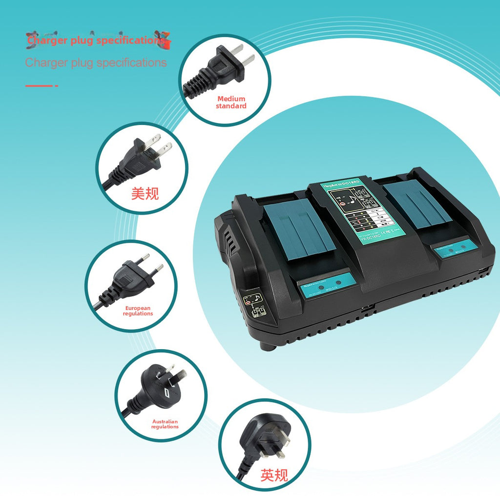 Makita DC18RD 14.4V-18V battery charger - view 18