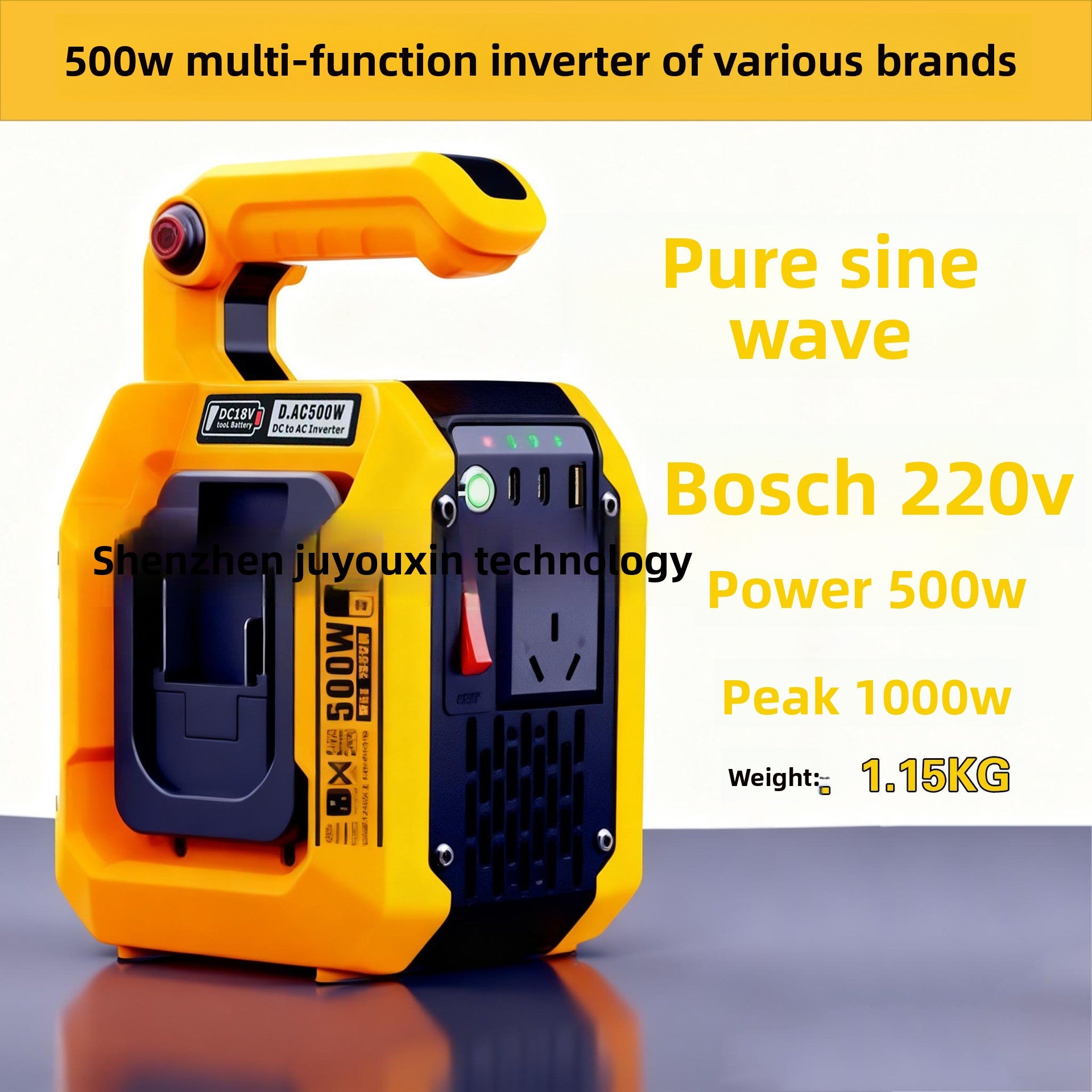 portable multi-brand battery inverter - view 17