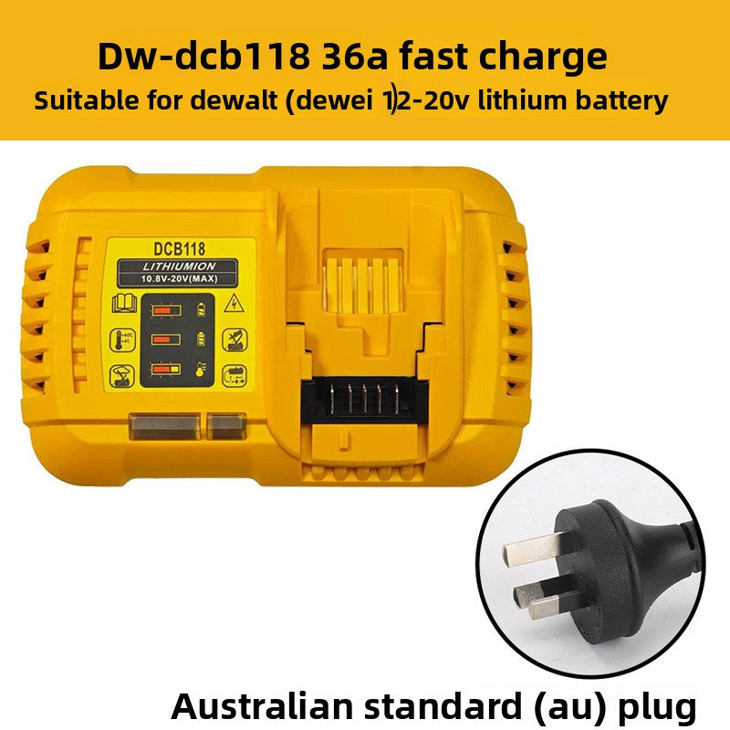 DCB112 charger power cord and plug connector