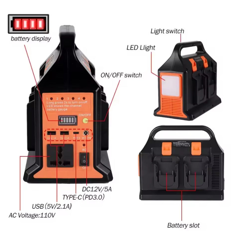 portable multi-brand battery inverter - view 33