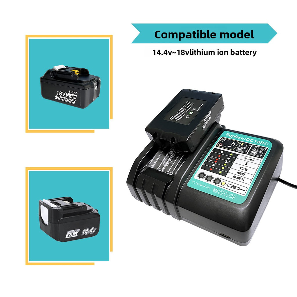 DC18RC charger compatible Makita battery model list