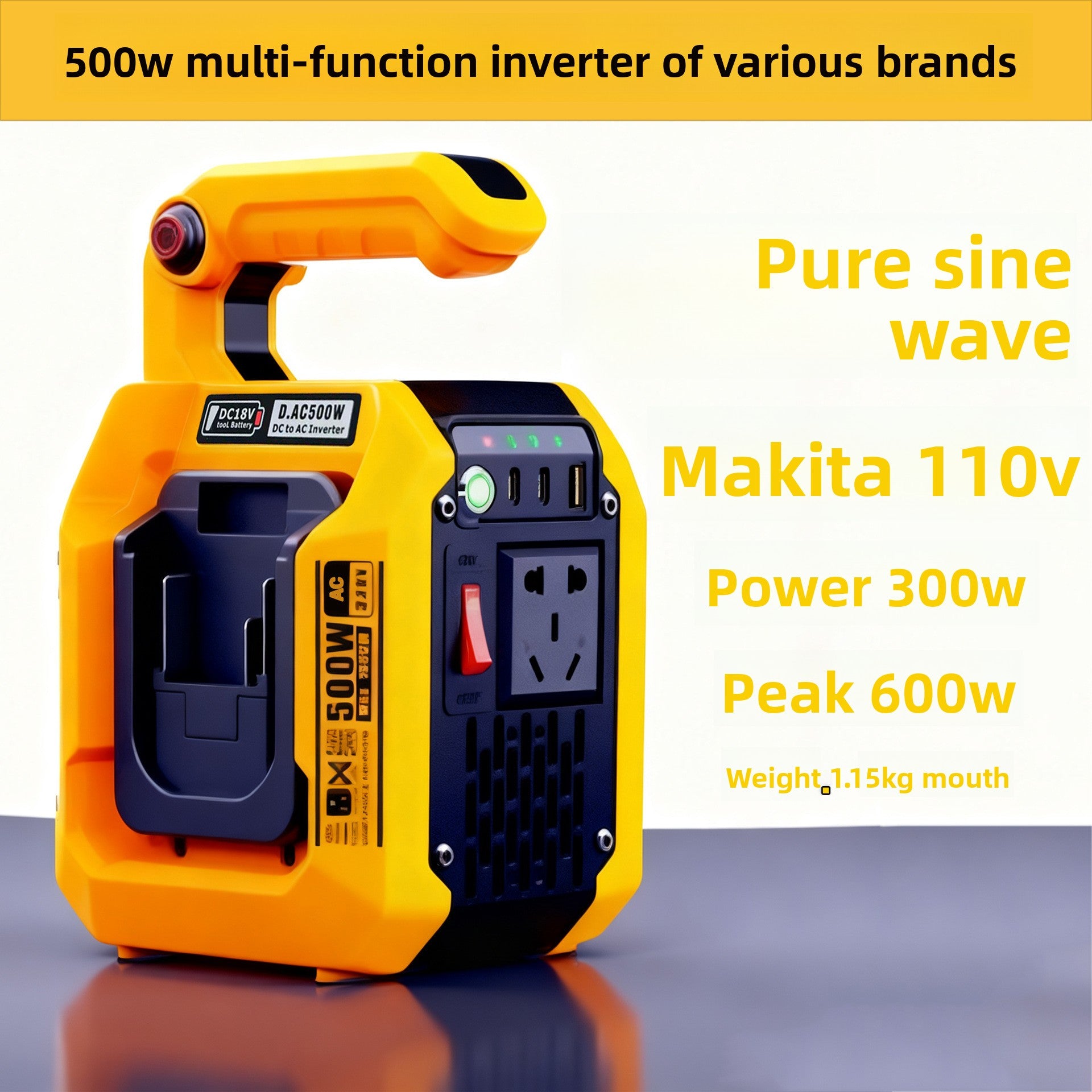 portable multi-brand battery inverter - view 10