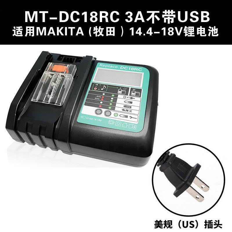 DC18RC charger LED indicator multi-function status