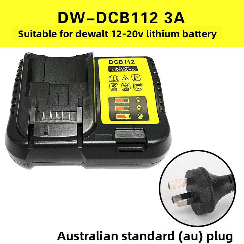 Dewalt 3A battery charger side view