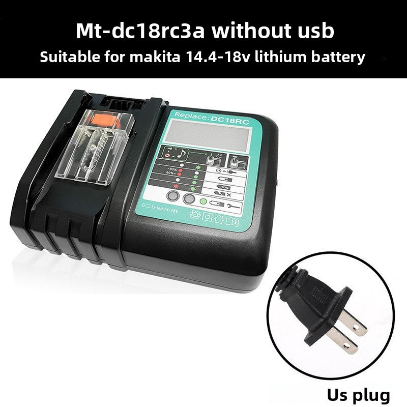 Makita battery charger LED light indicator charging status
