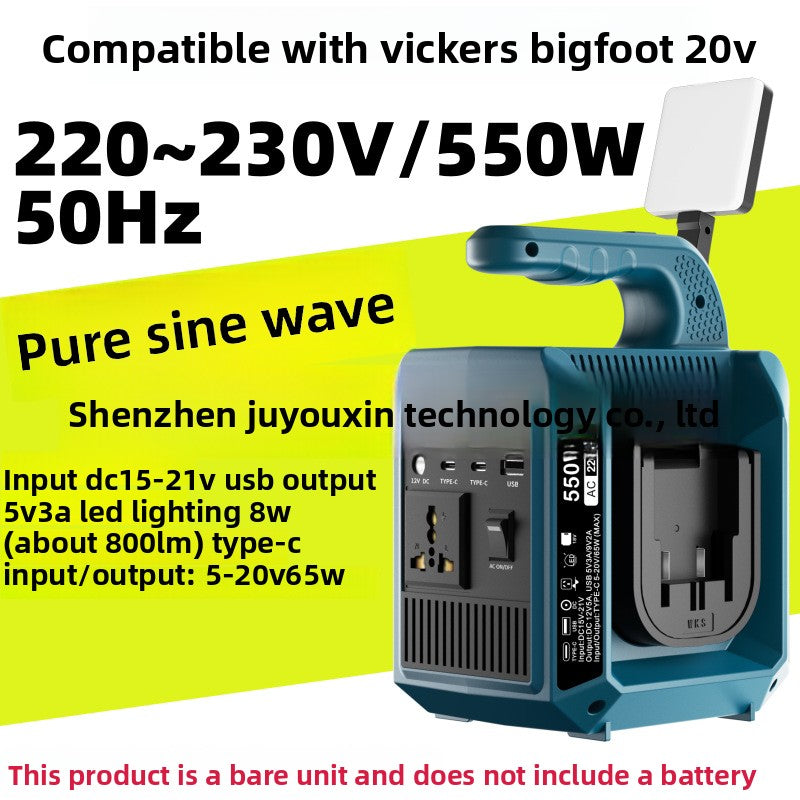550W battery powered sine wave inverter - view 9