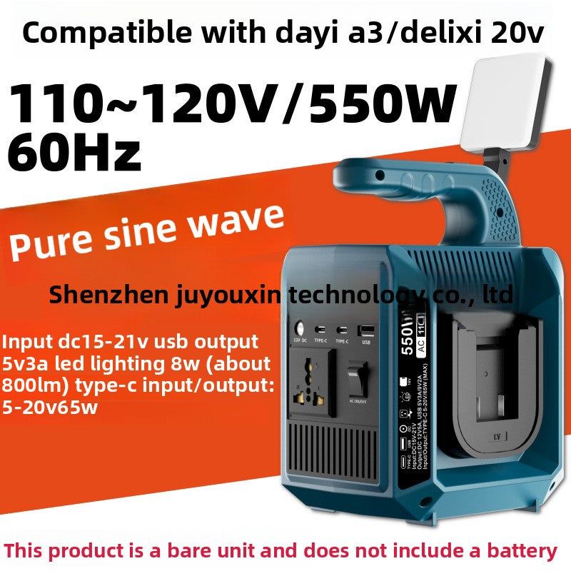550W battery powered sine wave inverter - view 16