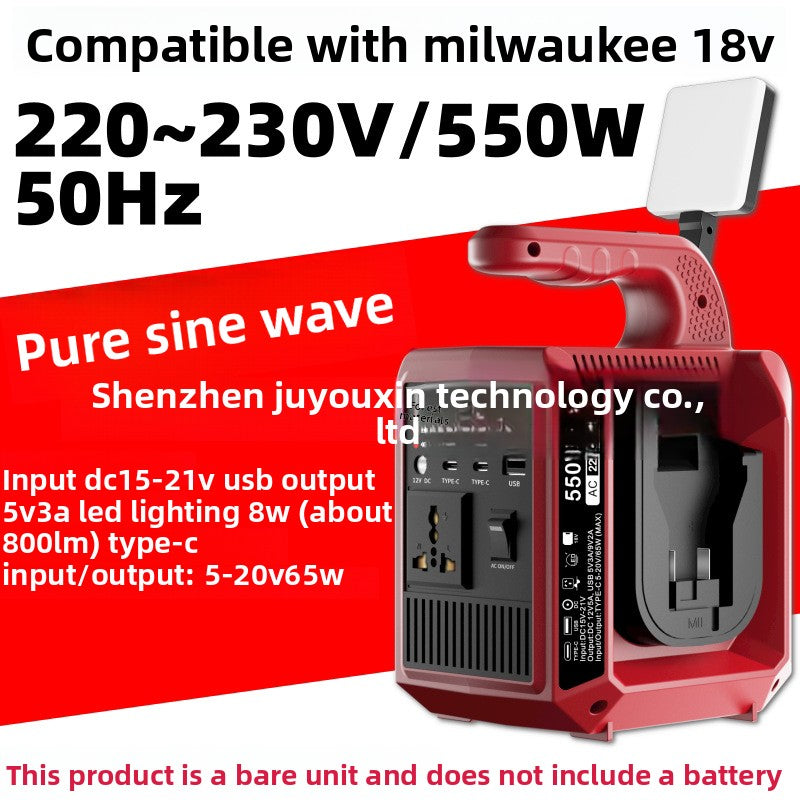 550W battery powered sine wave inverter - view 5