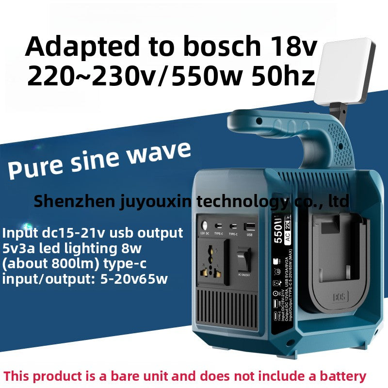 550W battery powered sine wave inverter - view 7