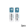 Rechargeable AAA 1.5V Lithium Polymer Battery 8800mAh for Remote Control, Mouse, Fan, Toys