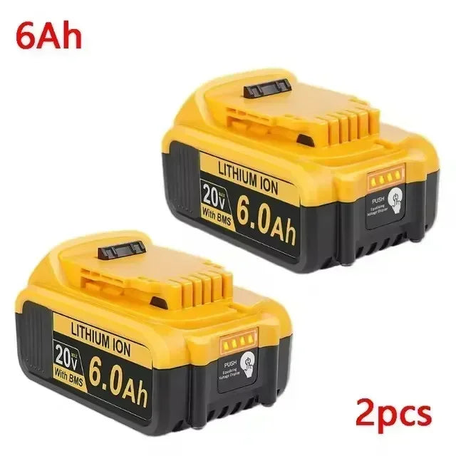 Upgraded 20V Lithium-ion Replacement Battery | 5.0Ah 6.0Ah 9.0Ah | Compatible with DCB203, DCB206, DCB205, DCB204 Power Tools