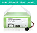 14.4V 6800mAh Li-ion Battery Replacement for Conga 990 1090 Tesvor X500 Robot Vacuum