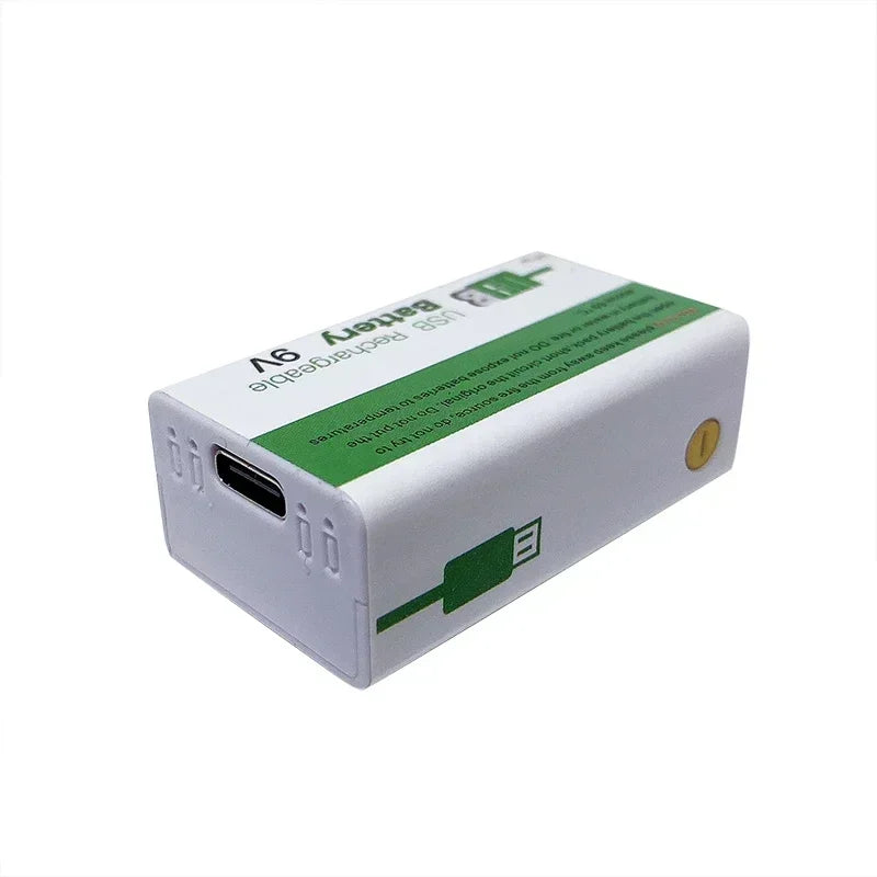 9V 5500mAh Rechargeable Li-ion Battery with Micro USB Charging Cable - product image 6