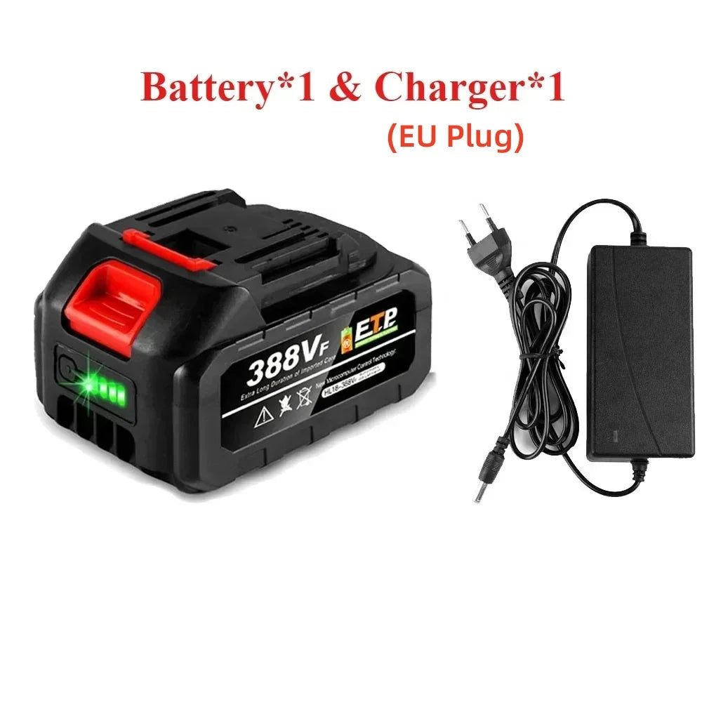 21V 8.0Ah (8000mAh) Lithium-Ion Replacement Battery, compatible with Dewalt DCB180/DCB181/DCB185/DCB200 series and DCS391/DCS380 cordless tools. High-grade cells ensure stable power, ideal for professional construction, household DIY and maintenance.