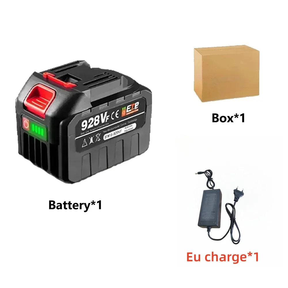 928VF 20V 22500mAh Rechargeable Lithium Ion Battery - High Capacity for Electric Chainsaw, Drill & Wrench Power Tools