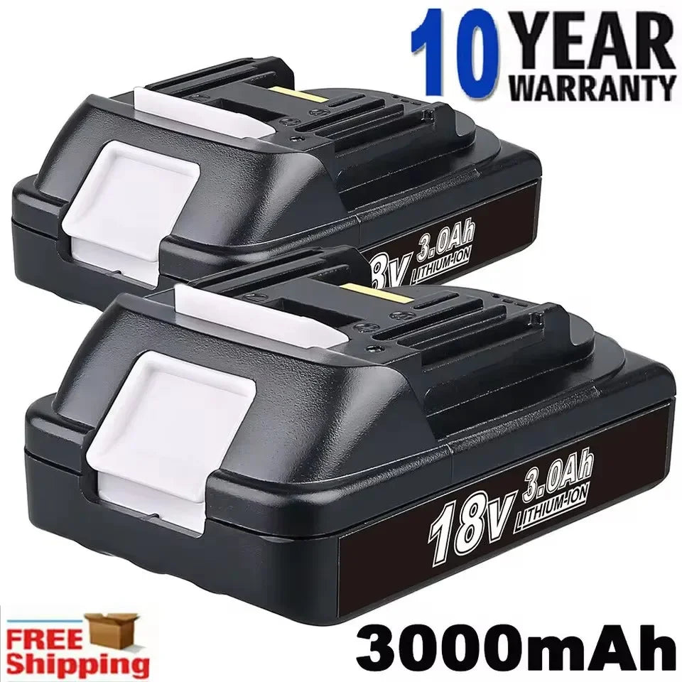 18V 3.0Ah Lithium-Ion Battery for BL1815 BL1830 BL1850 BL1860 LXT400 194205-3 Models