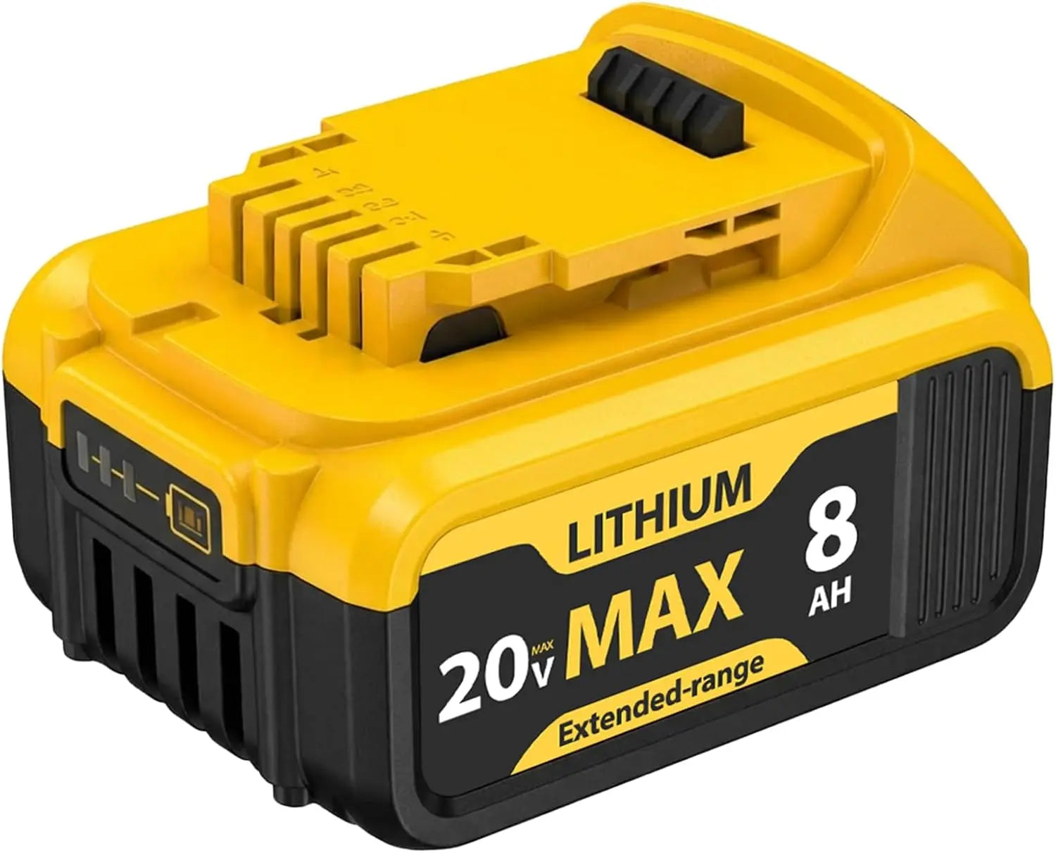BattGlobal 20V 8.0Ah replacement battery for Dewalt 20V Max tools - main product image