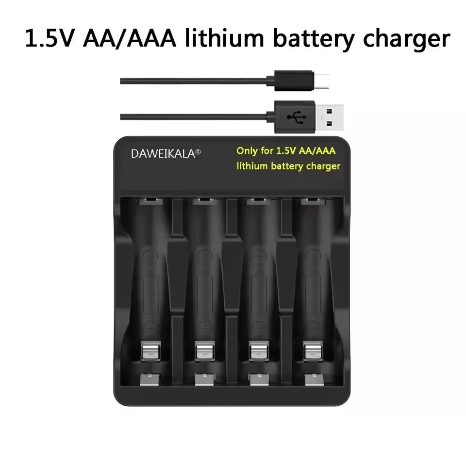 Rechargeable AAA 1.5V Lithium Polymer Battery 8800mAh for Remote Control, Mouse, Fan, Toys
