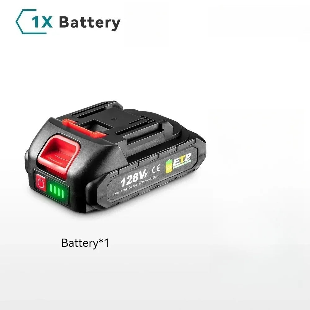 10000-20000mAh 20V 128vf 388vf 928vf Lithium Battery Compatible with 21V Power Tools, Electric Saw, Angle Grinder & Impact Wrench