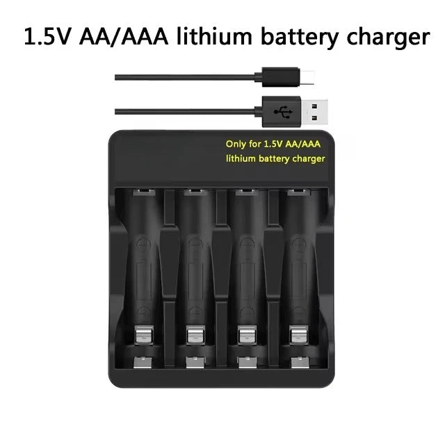 Rechargeable AAA 1.5V Lithium Polymer Battery 8800mAh for Remote Control, Mouse, Fan, Toys