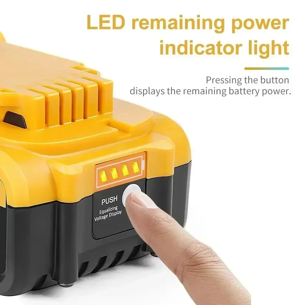 Upgraded 20V Lithium-ion Replacement Battery | 5.0Ah 6.0Ah 9.0Ah | Compatible with DCB203, DCB206, DCB205, DCB204 Power Tools