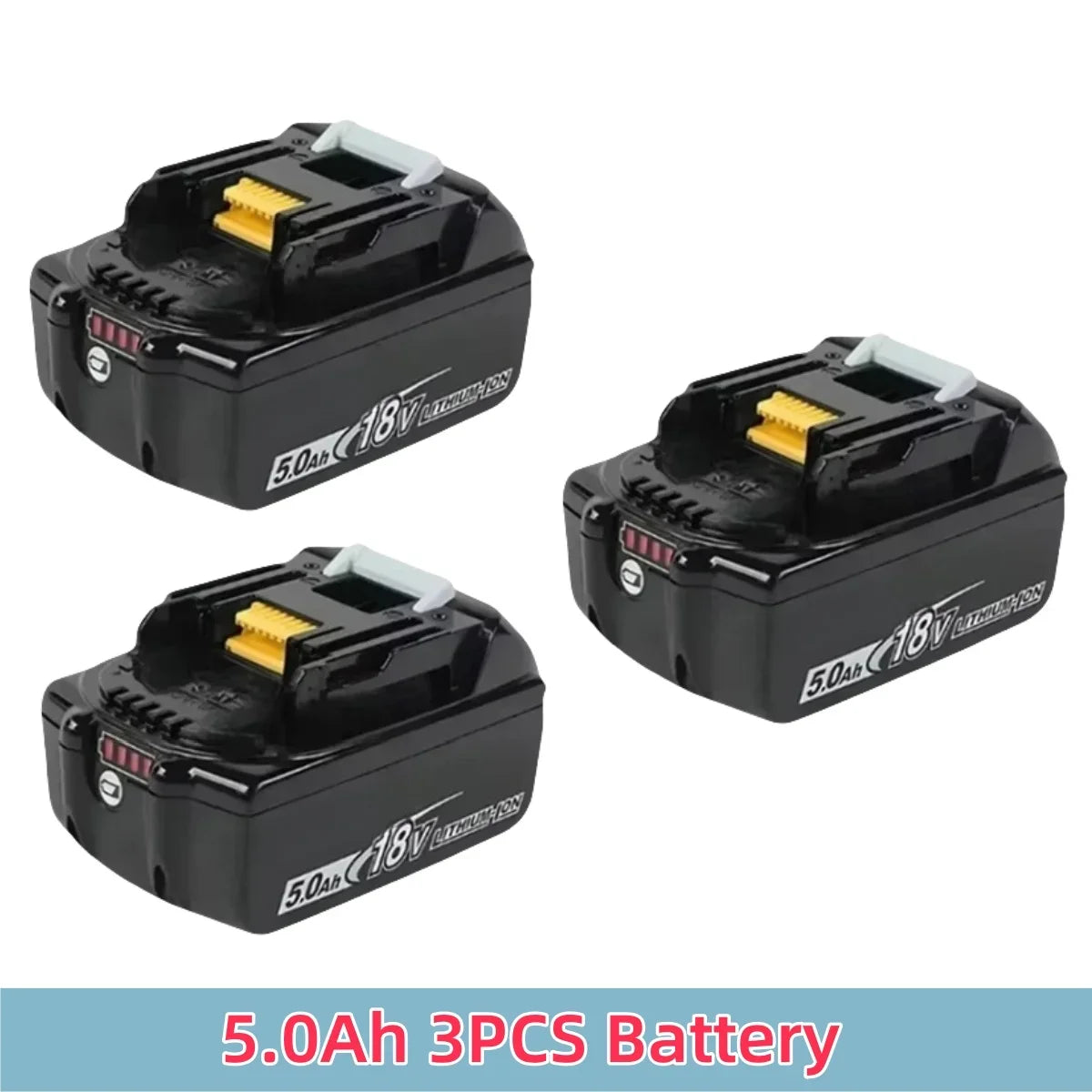 Replacement 18V 6Ah/5Ah LXT Battery for Makita Cordless Power Tools DTW700 DDF487 DTD173 DGA404 DJV182 HR140D