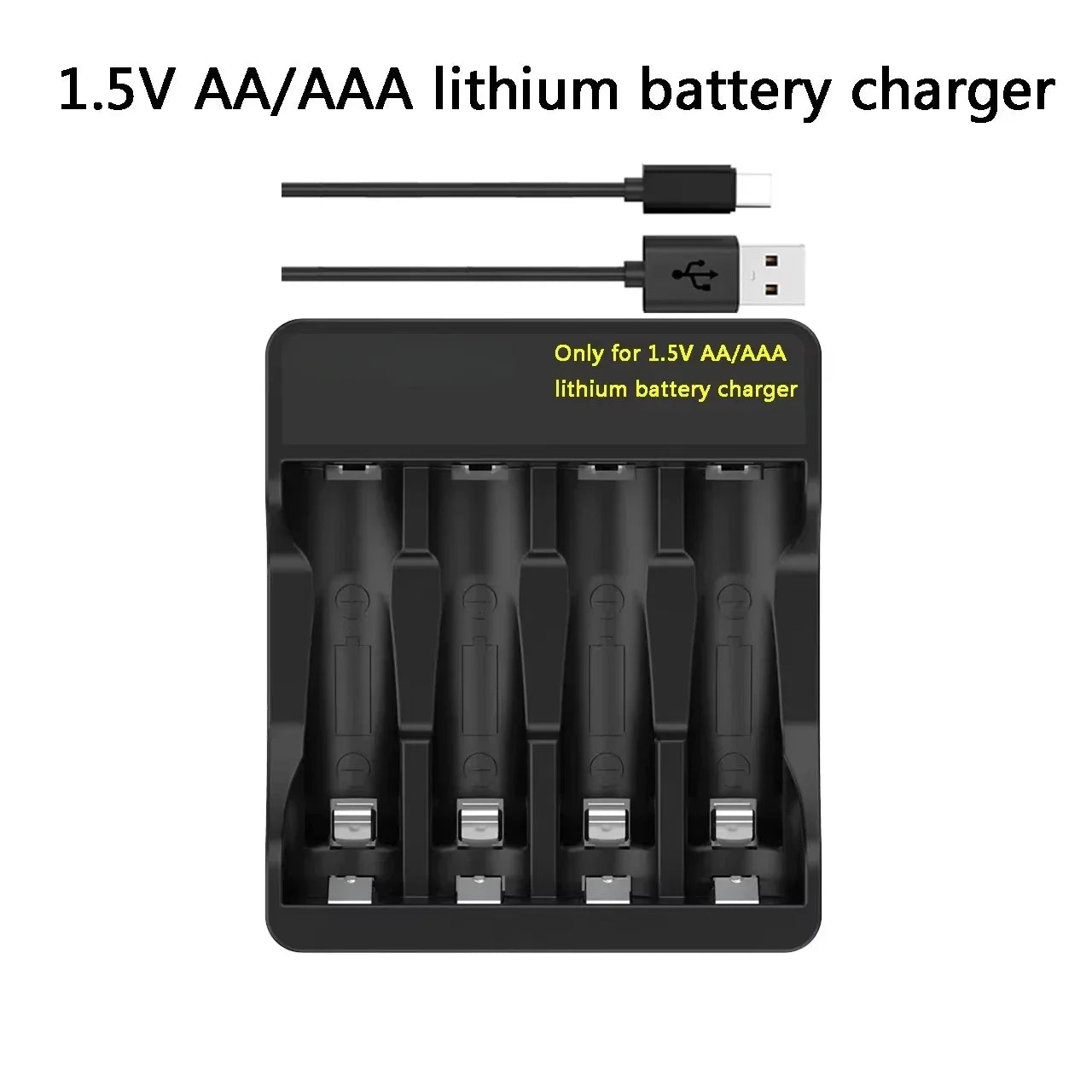 AA Battery 1.5v Li-ion AA Rechargeable Battery 9800mWh AA Lithium-ion Battery for remote control mouse small fan Electric toy