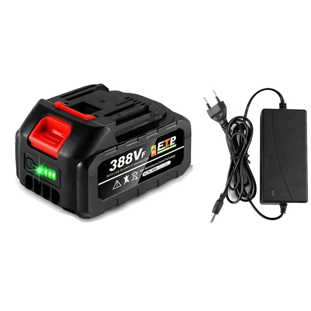 21V 8.0Ah (8000mAh) Lithium-Ion Replacement Battery, compatible with Dewalt DCB180/DCB181/DCB185/DCB200 series and DCS391/DCS380 cordless tools. High-grade cells ensure stable power, ideal for professional construction, household DIY and maintenance.