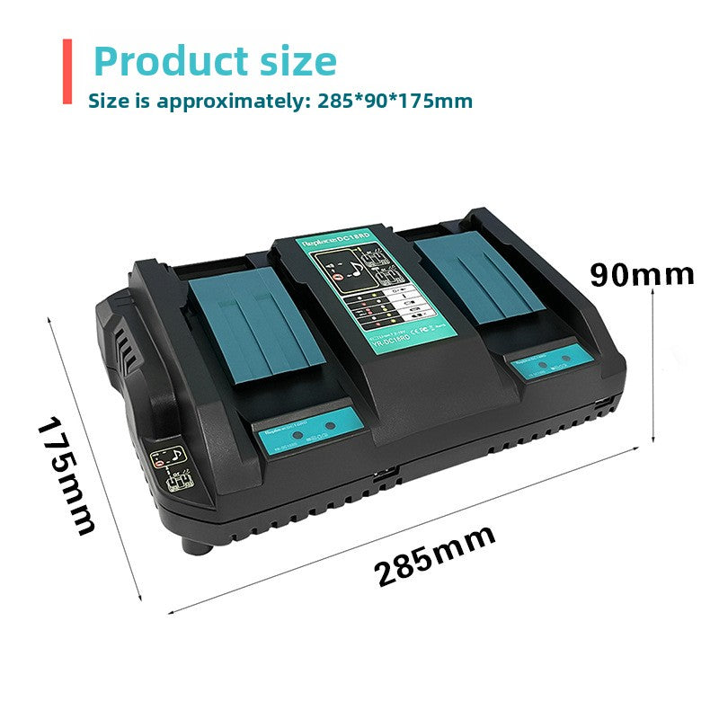 Makita DC18RD dual four port 6A 12A battery charger