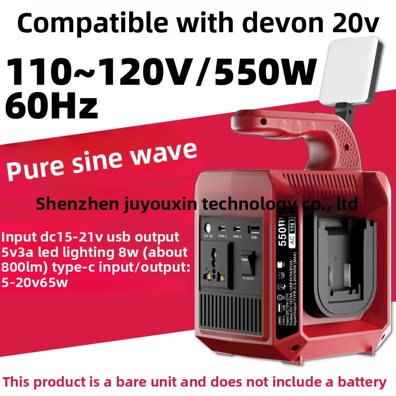550W battery powered sine wave inverter - view 12