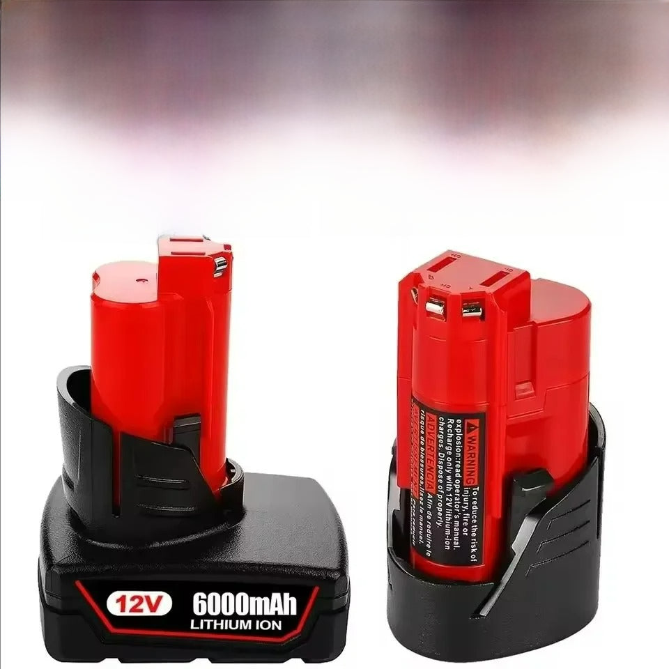 Upgraded 12V 6000mAh Lithium-ion Battery Replacement Compatible with 48-11-2440 48-11-2402 48-11-2411 48-11-2401 Power Tools