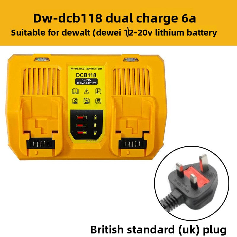 Dewalt 20V MAX battery charger comparison DCB112 DCB115