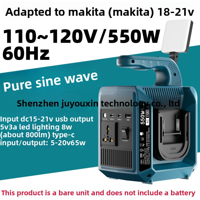 550W battery powered sine wave inverter - view 2