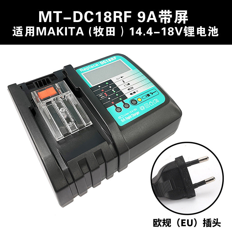 Makita 18V battery charger indicator light green red