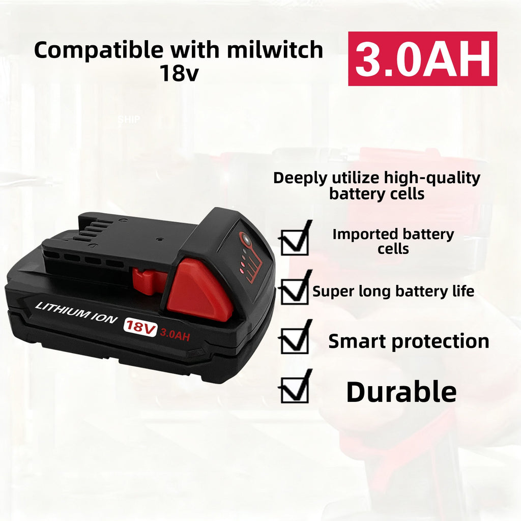 Grade A 18650 Lithium Cells for Milwaukee Battery Assembly