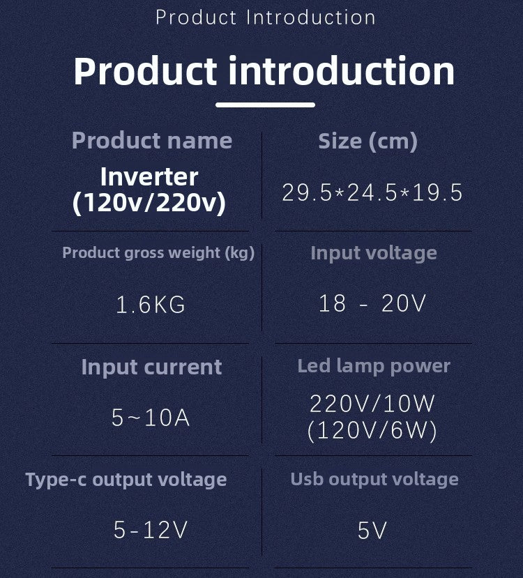 portable multi-brand battery inverter - view 34